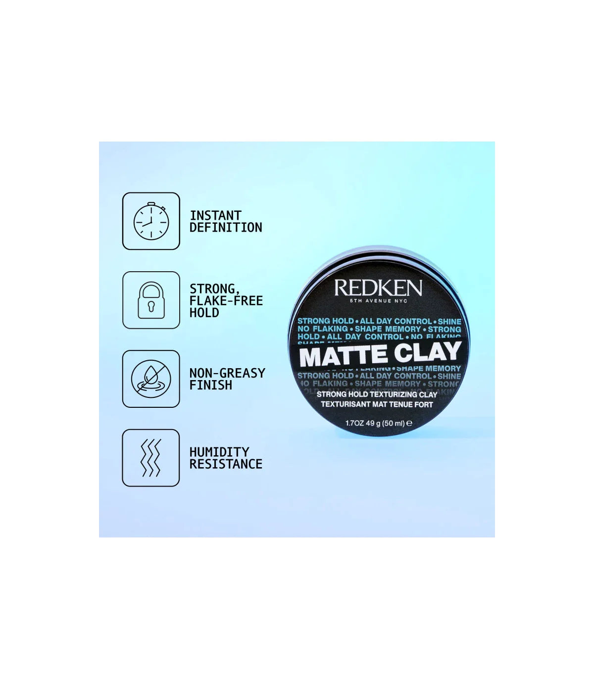 Redken Matte Clay - 75 ml must-hair