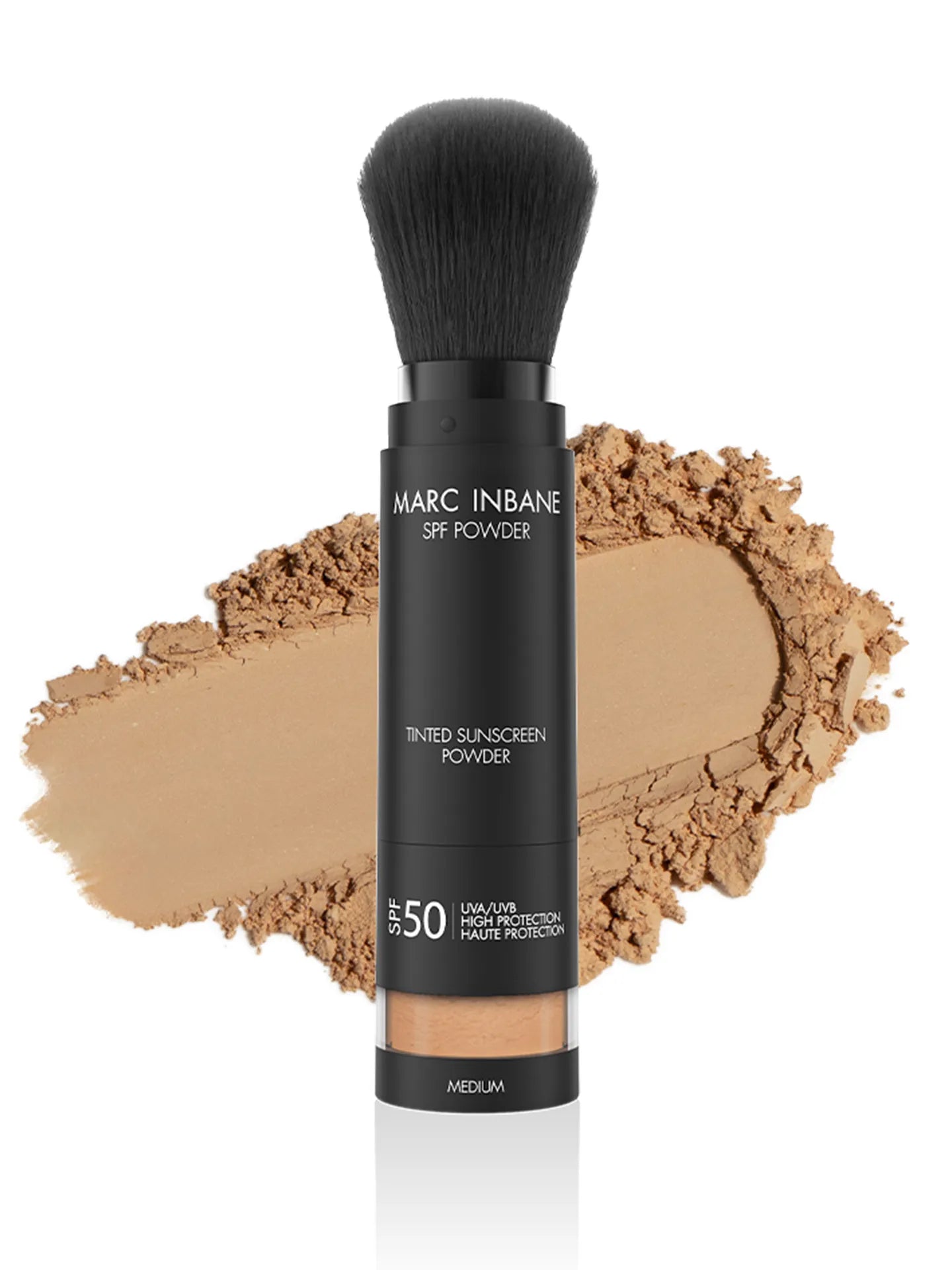 Marc Inbane Tinted SPF50 Powder must-hair
