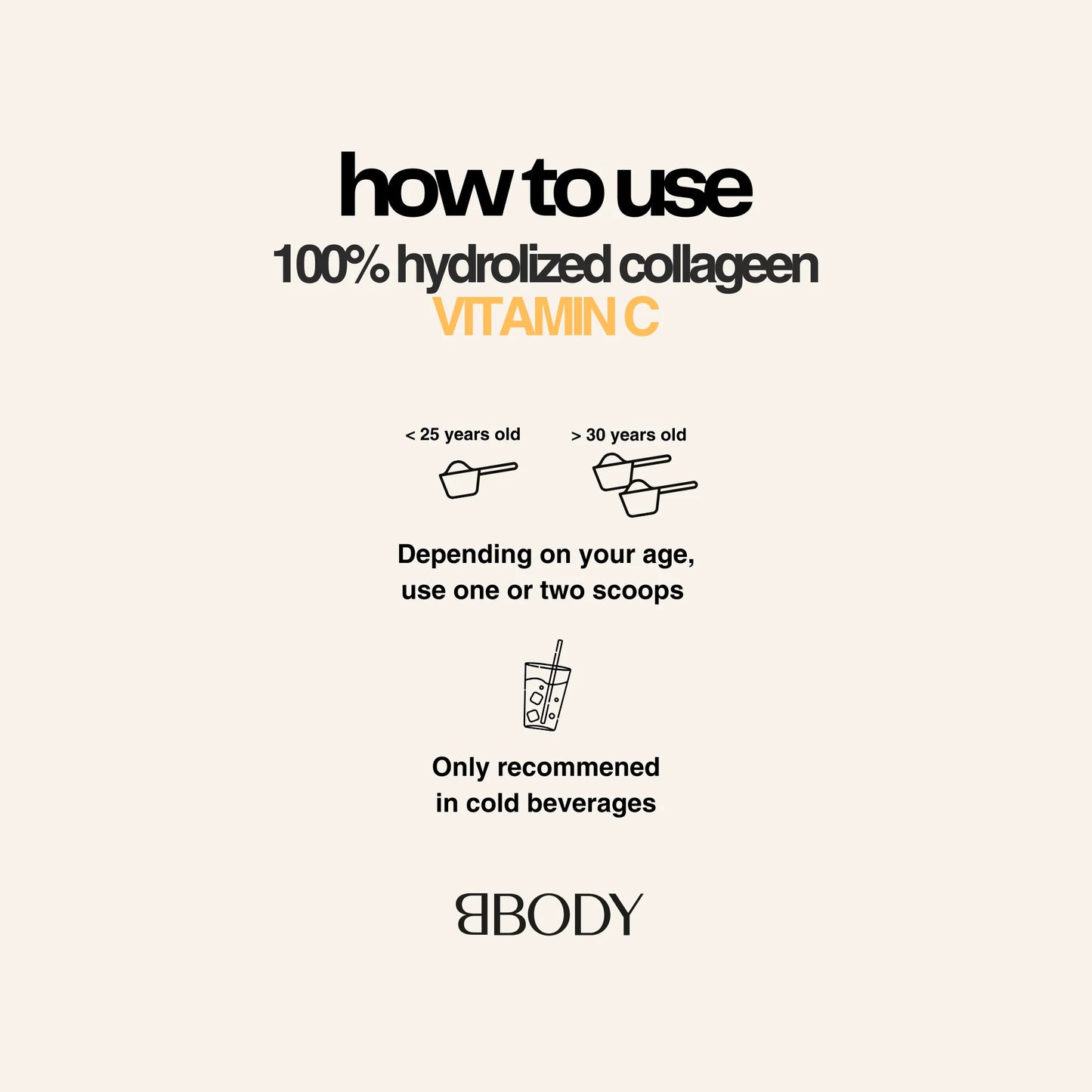 BBody Collageen + Vitamine C - 300 g