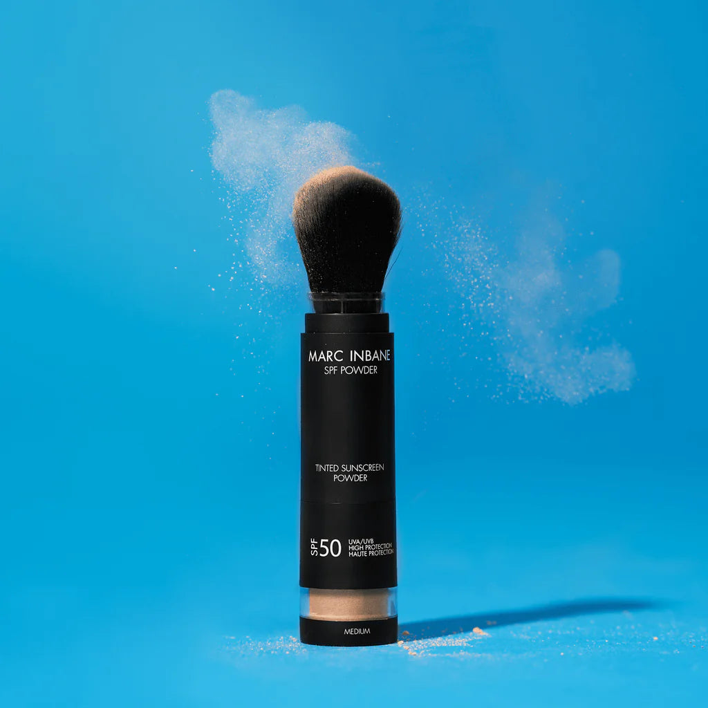Marc Inbane Tinted SPF50 Powder must-hair