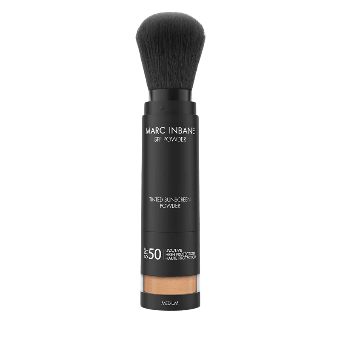 Marc Inbane Tinted SPF50 Powder must-hair